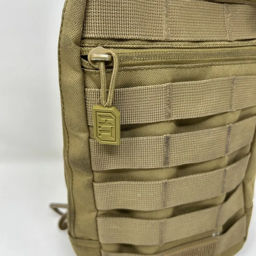 Highland Tactical Expo Sling Bag Rucksack Back Day Hike Pack Concealed Carry